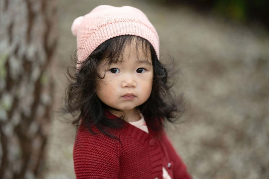 Child [2-14] Toshi Beanies | Toshi Organic Beanie - Snowy / Blossom