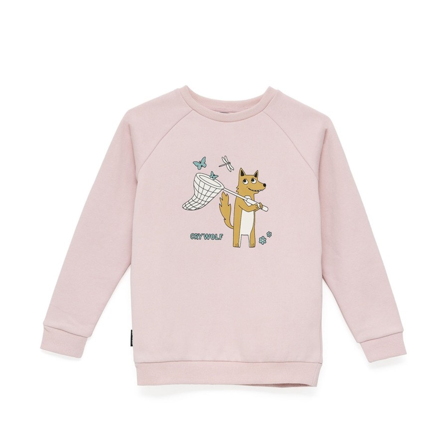 Child [2-14] Crywolf Jumpers | Crywolf Sunday Sweater - Butterfly Catcher