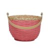 Play + Learn Olli Ella Dolls + Accessories | Olli Ella Blossom Basket Small - Raspberry