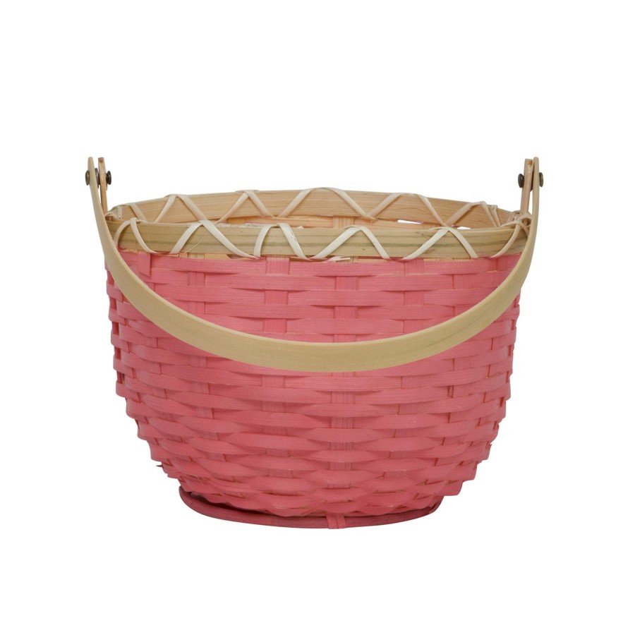 Play + Learn Olli Ella Dolls + Accessories | Olli Ella Blossom Basket Small - Raspberry