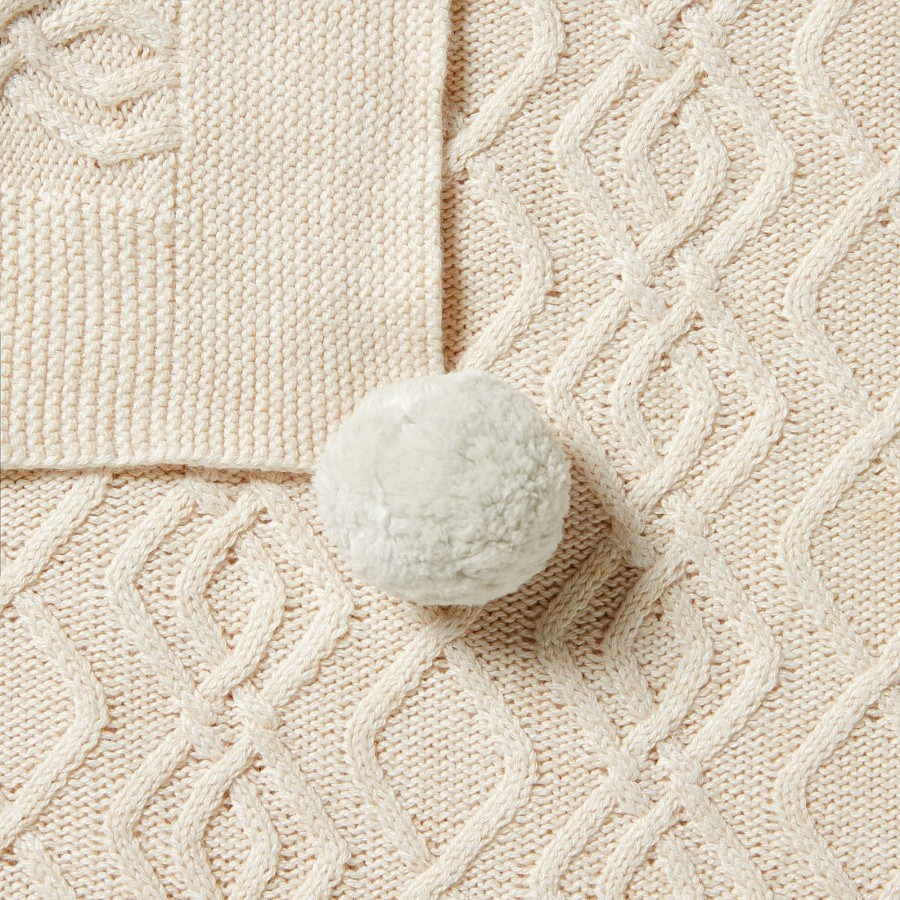 Baby [0-23M] Wilson & Frenchy Blankets | Wilson And Frenchy Knitted Cable Blanket - Sand Melange