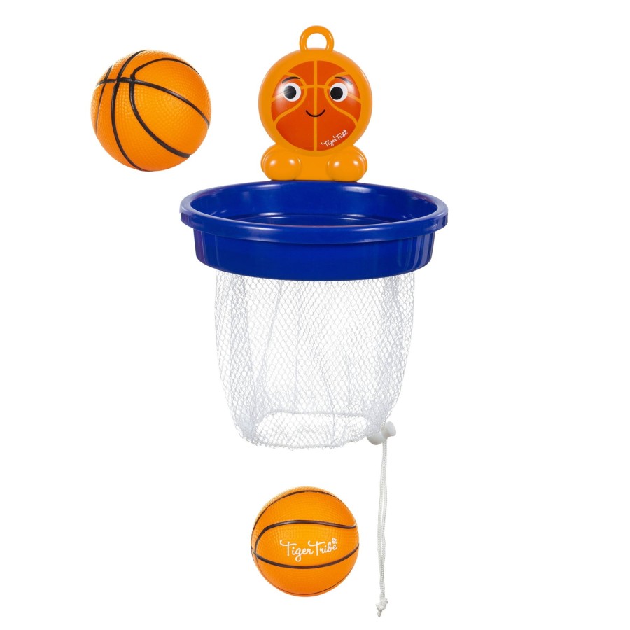 Play + Learn Tiger Tribe Bath Toys | Bath Ball - Dunk Time