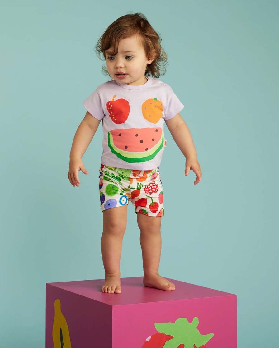 Baby [0-23M] Halcyon Nights Tops | Halcyon Nights Short Sleeve Tee - Eat The Rainbow