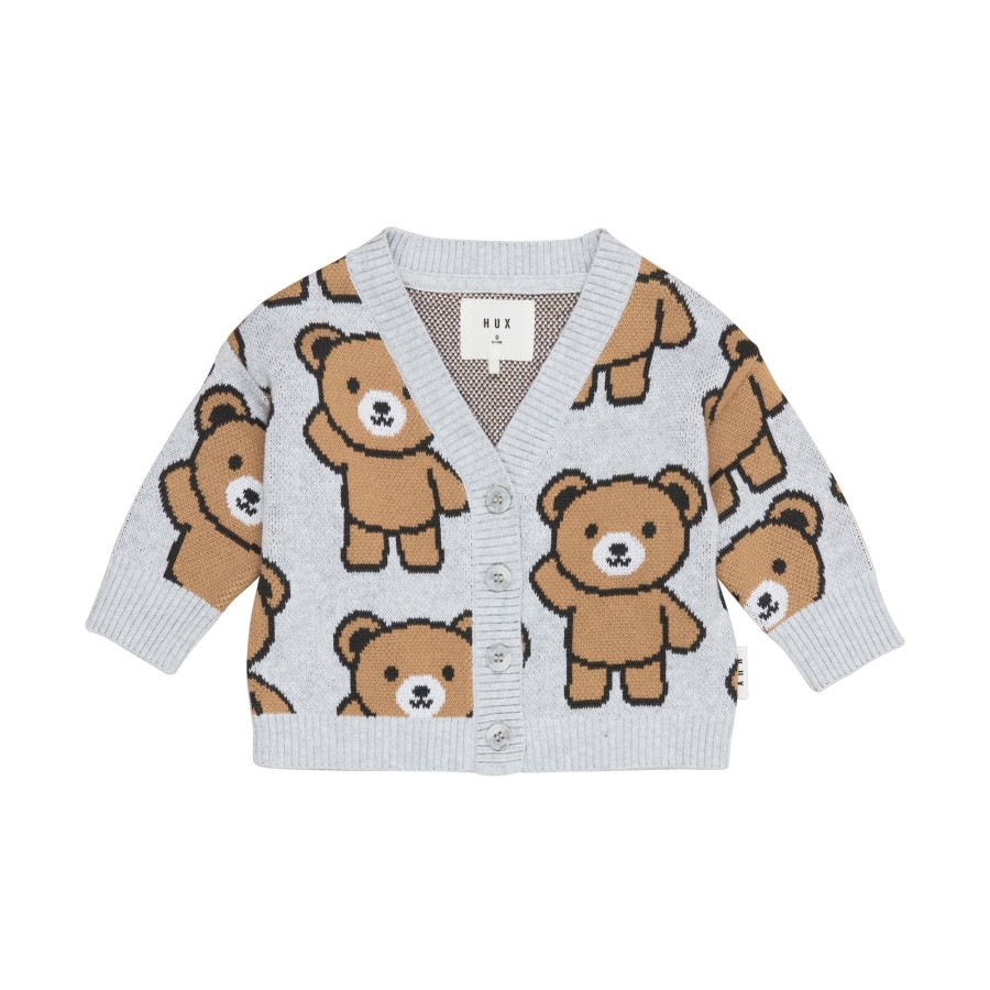 Child [2-14] Huxbaby Jumpers | Huxbaby Hello Hux Boxy Cardi