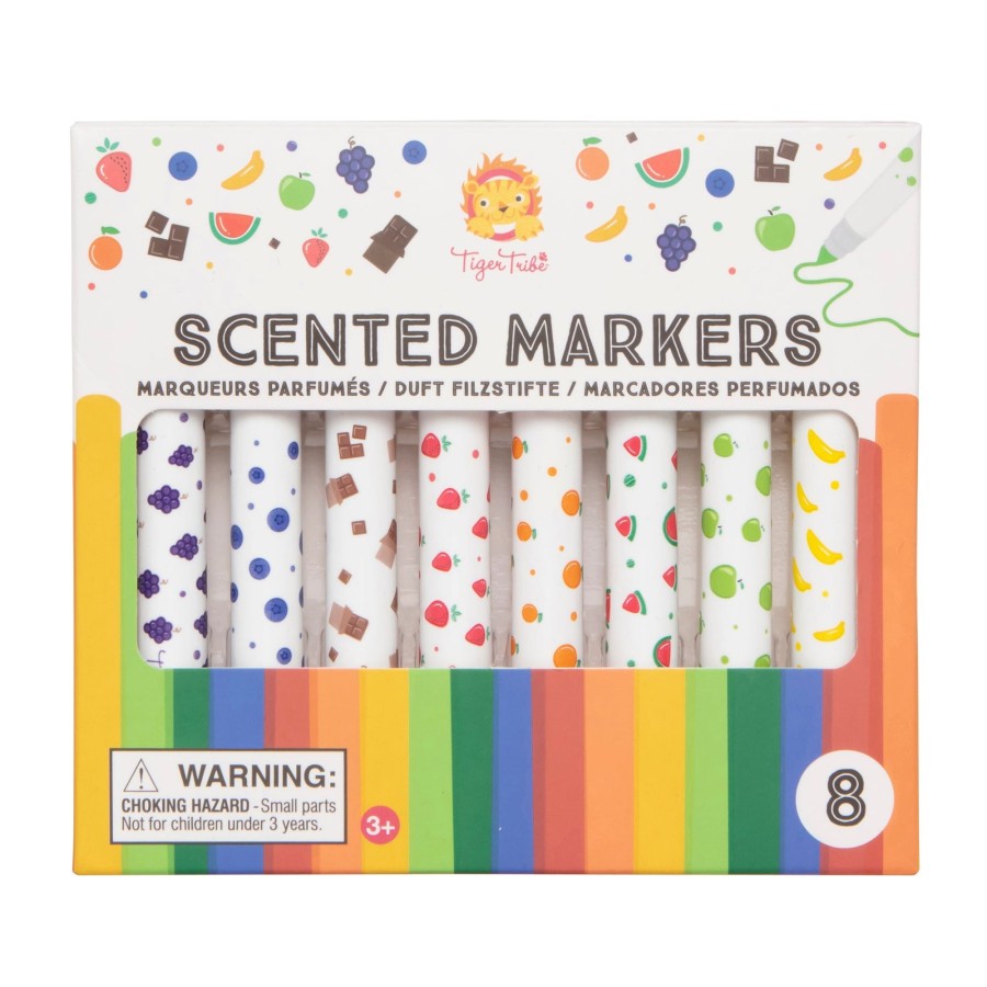 Play + Learn Tiger Tribe Small + Fun | Scented Markers