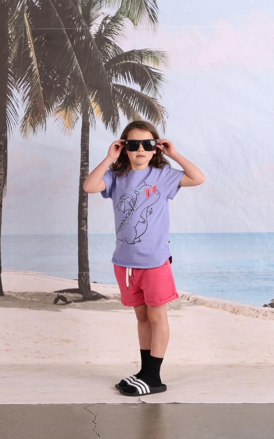 Child [2-14] Minti Tops | Minti Magicool Tee - Purple