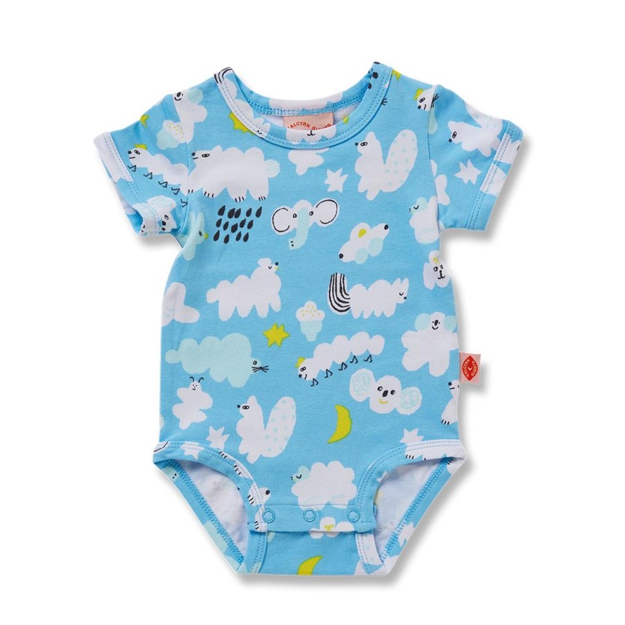 Baby [0-23M] Halcyon Nights All In One | Halcyon Nights I Spy In The Sky Short Sleeve Bodysuit