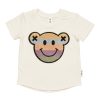 Baby [0-23M] Huxbaby Tops | Huxbaby Rainbow Smile Bear T-Shirt Almond Milk