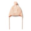 Baby [0-23M] Wilson & Frenchy Beanies | Wilson And Frenchy Knitted Mini Cable Bonnet - Shell