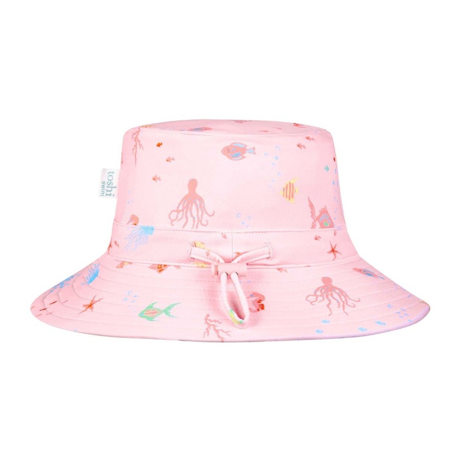 Baby [0-23M] Toshi Hats | Toshi Swim Sunhat - Coral