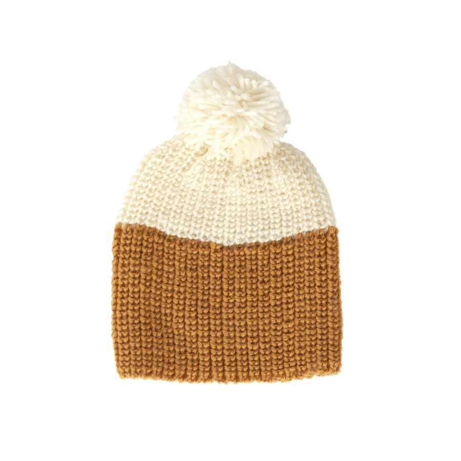 Child [2-14] Acorn Beanies | Acorn Mountain Beanie - Mustard