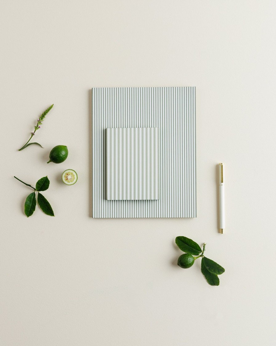 Grown Ups Emma Kate Co. | Emma Kate Co. Notebook | Grande | Olive Stripe