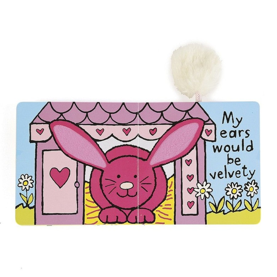 Baby [0-23M] Jellycat Books + Flash Cards | Jellycat - If I Were A Rabbit Board Book