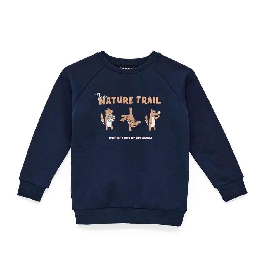 Baby [0-23M] Crywolf Jumpers | Crywolf Sunday Sweater - Earth Day