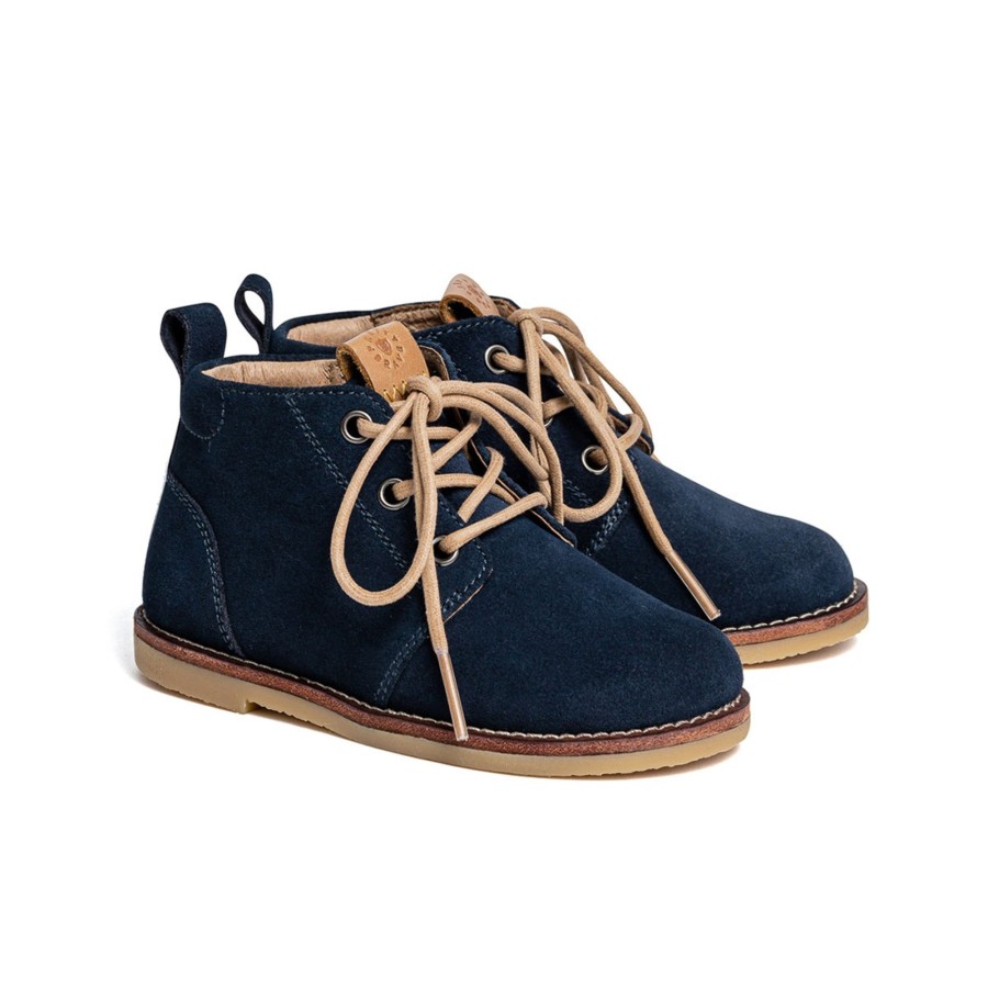 Child [2-14] Pretty Brave Footwear | Pretty Brave Desert Boot - Navy