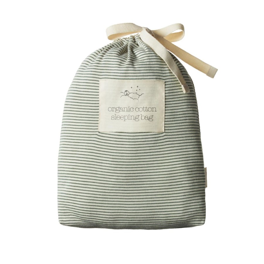 Baby [0-23M] Nature Baby Sleep | Nature Baby Organic Cotton Sleeping Bag - Nettle Pinstripe