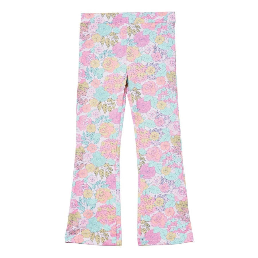 Child [2-14] Milky Bottoms | Milky Azalea Flared Legging - Blossom Pink