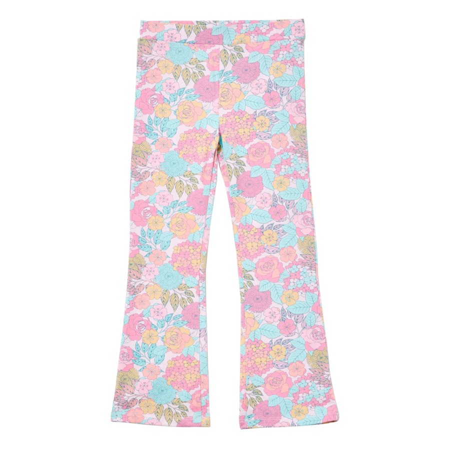 Child [2-14] Milky Bottoms | Milky Azalea Flared Legging - Blossom Pink