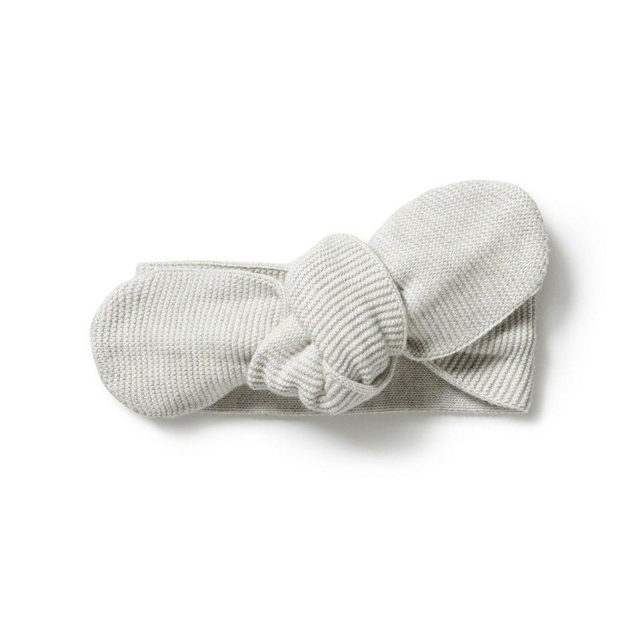 Baby [0-23M] Wilson & Frenchy Hair Accessories | Wilson And Frenchy Knitted Headband - Grey Melange