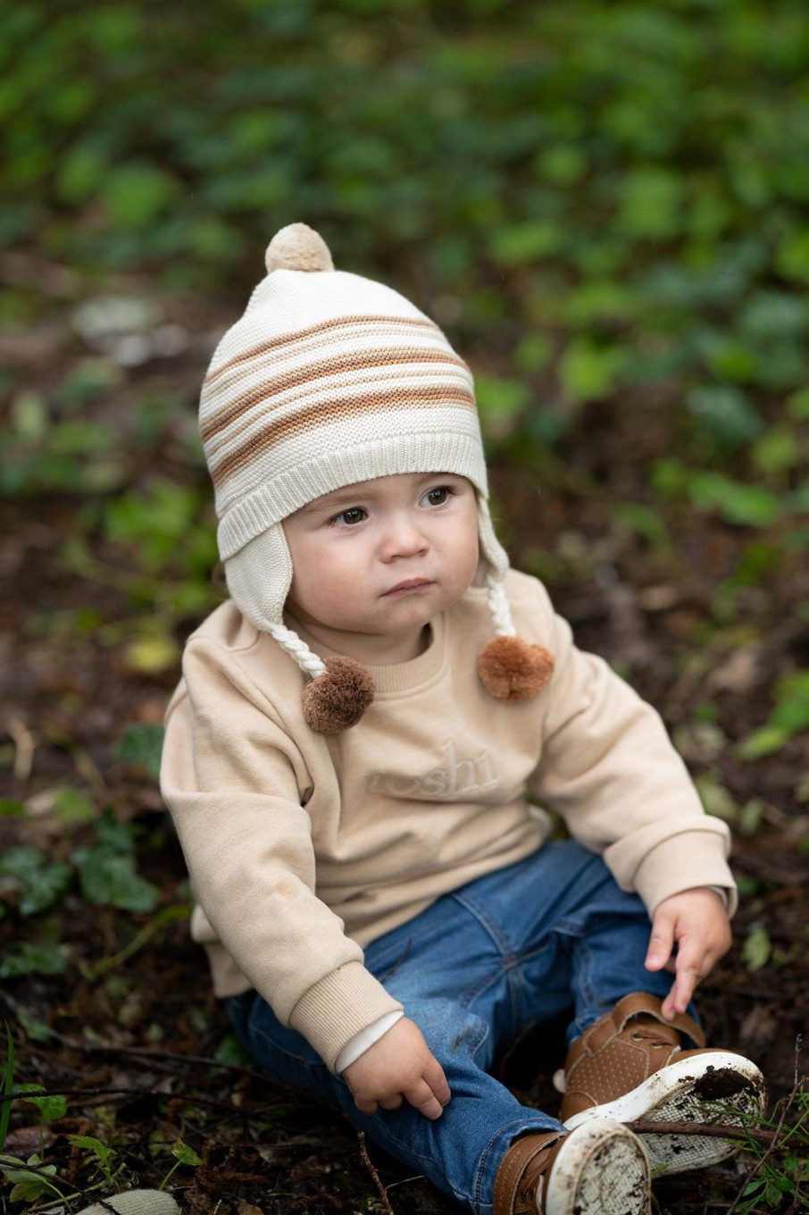 Child [2-14] Toshi Beanies | Toshi Organic Earmuff - Fantasy / Feather