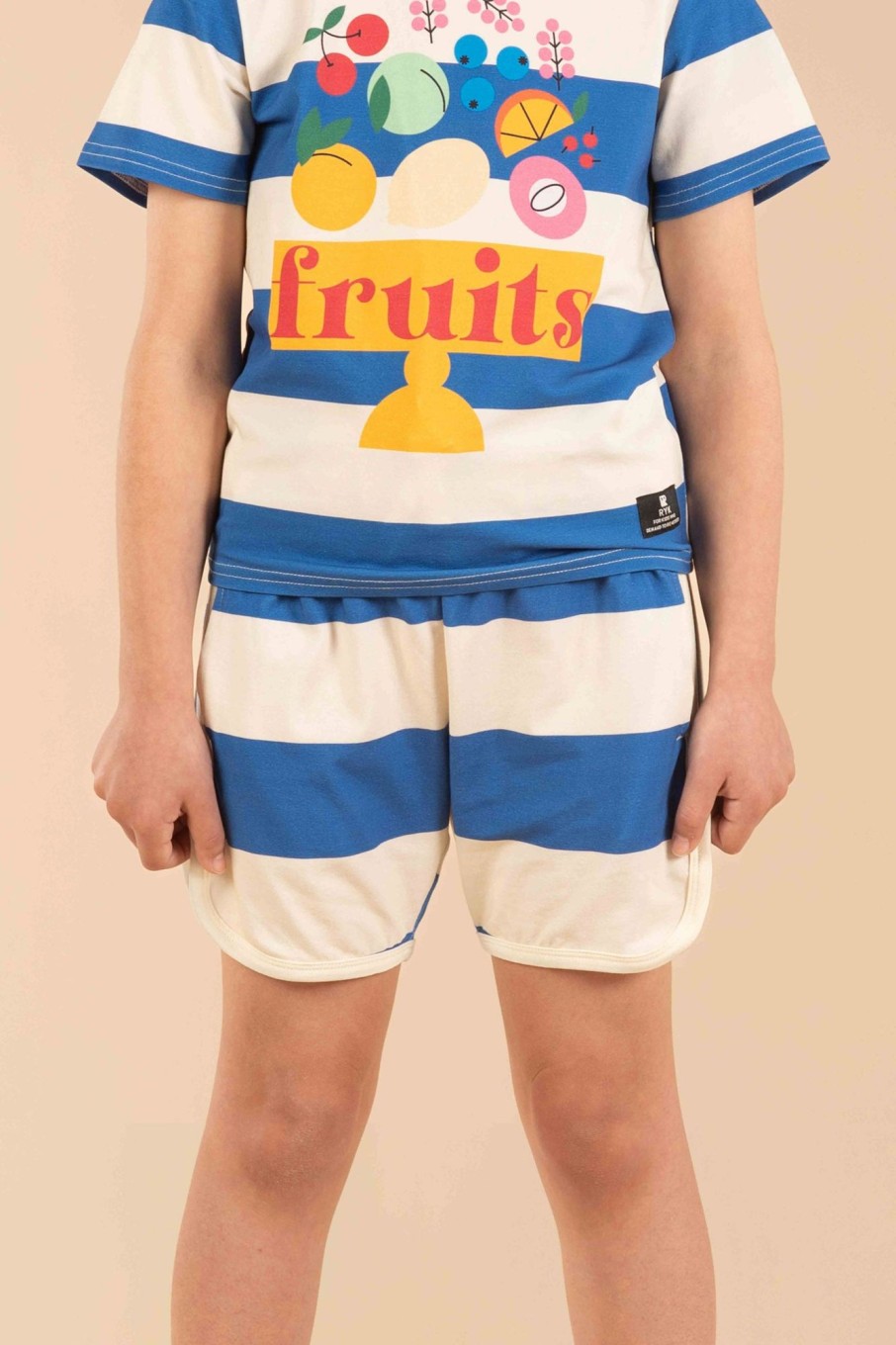 Child [2-14] Rock Your Baby Bottoms | Rock Your Baby Blue Stripes Shorts