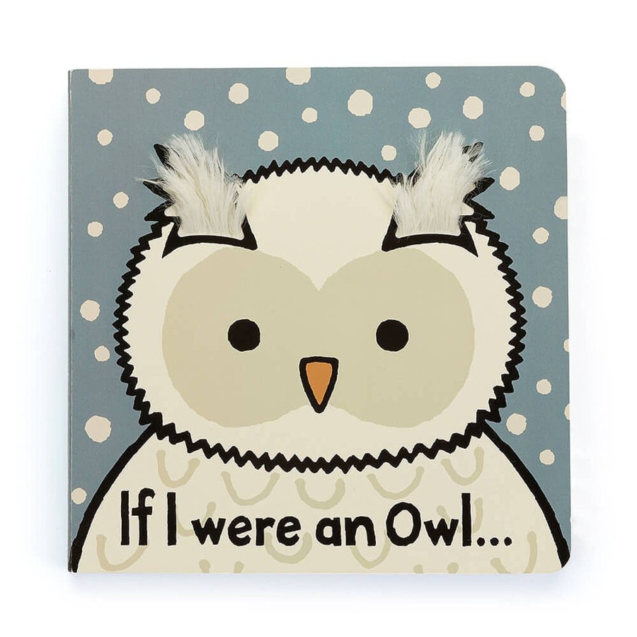 Baby [0-23M] Jellycat Books + Flash Cards | Jellycat - If I Were An Owl Board Book