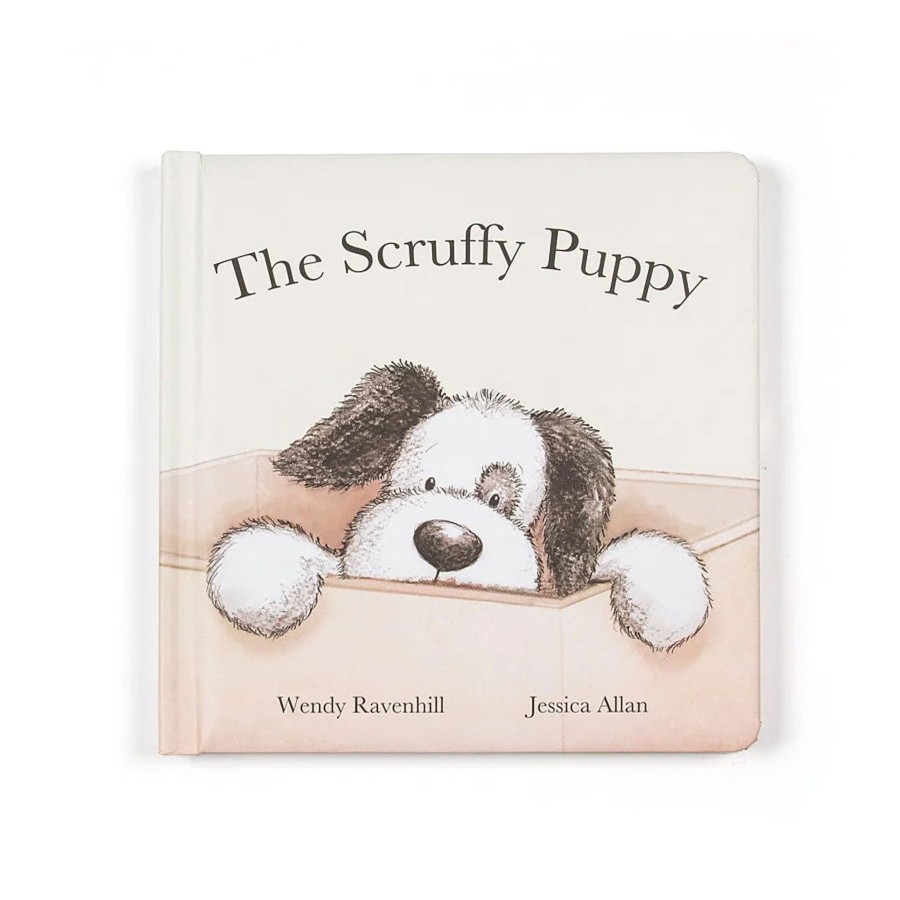 Play + Learn Jellycat Books | Jellycat - Hardcover Scruffy Puppy Board Book