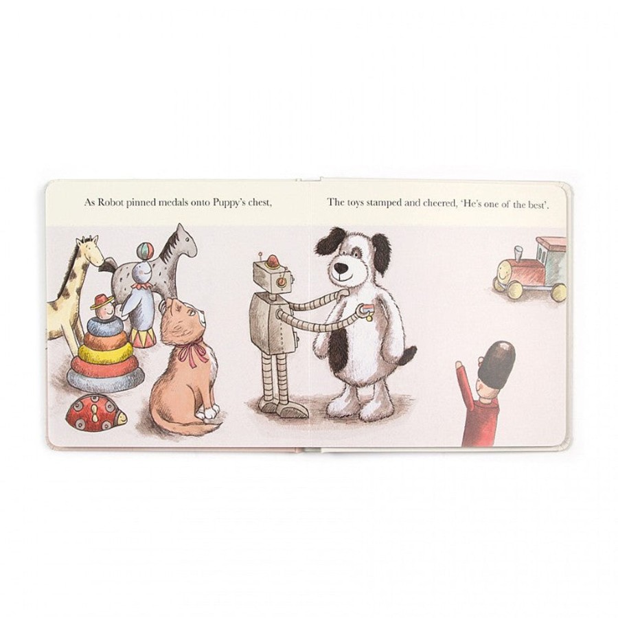 Play + Learn Jellycat Books | Jellycat - Hardcover Scruffy Puppy Board Book