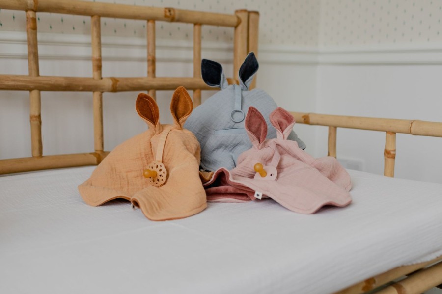 Baby [0-23M] Bibs Comforters | Bibs Kangaroo Cuddle Cloth - Cloud