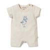 Baby [0-23M] Wilson & Frenchy All In One | Wilson And Frenchy Organic Boyleg Growsuit Petit Puffin