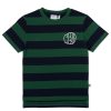 Child [2-14] Minti Tops | Minti Duo Tee - Green/Navy Stripe