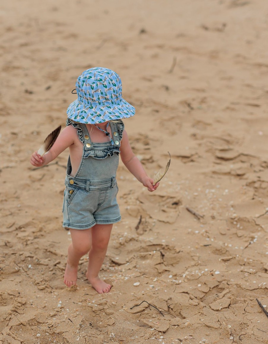 Baby [0-23M] Acorn Hats | Acorn Wide Brim Bucket Hat - Kimono Dragon