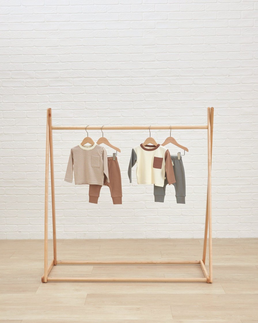 Child [2-14] Quincy Mae Knitwear | Quincy Mae Ruffle Collar Cardigan - Blush