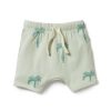 Baby [0-23M] Wilson & Frenchy Bottoms | Wilson And Frenchy Organic Rib Short Palm Tree