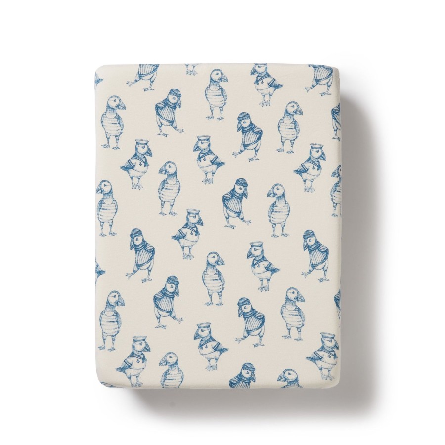 Baby [0-23M] Wilson & Frenchy Sleep | Wilson And Frenchy Organic Bassinet Sheet Petit Puffin