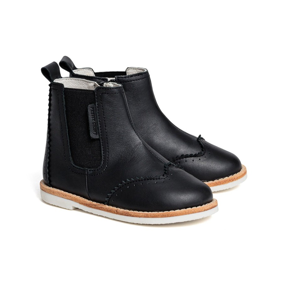 Child [2-14] Pretty Brave Footwear | Pretty Brave Windsor Boot - Black