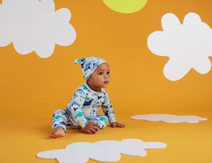 Baby [0-23M] Halcyon Nights All In One | Halcyon Nights Fintastic Long Sleeve Zip Suit