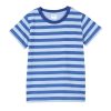 Child [2-14] Milky Tops | Milky Denim Blue Stripe Tee - Blue Stripe