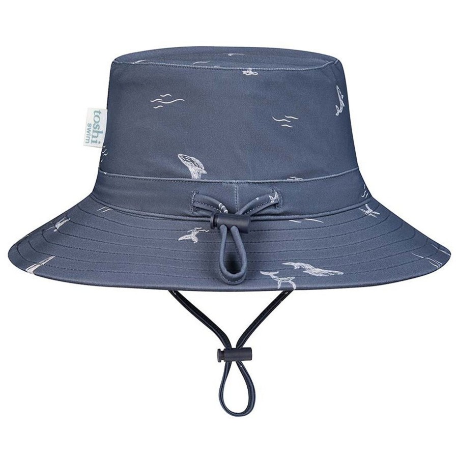 Baby [0-23M] Toshi Swim | Toshi Swim Sunhat - Whales