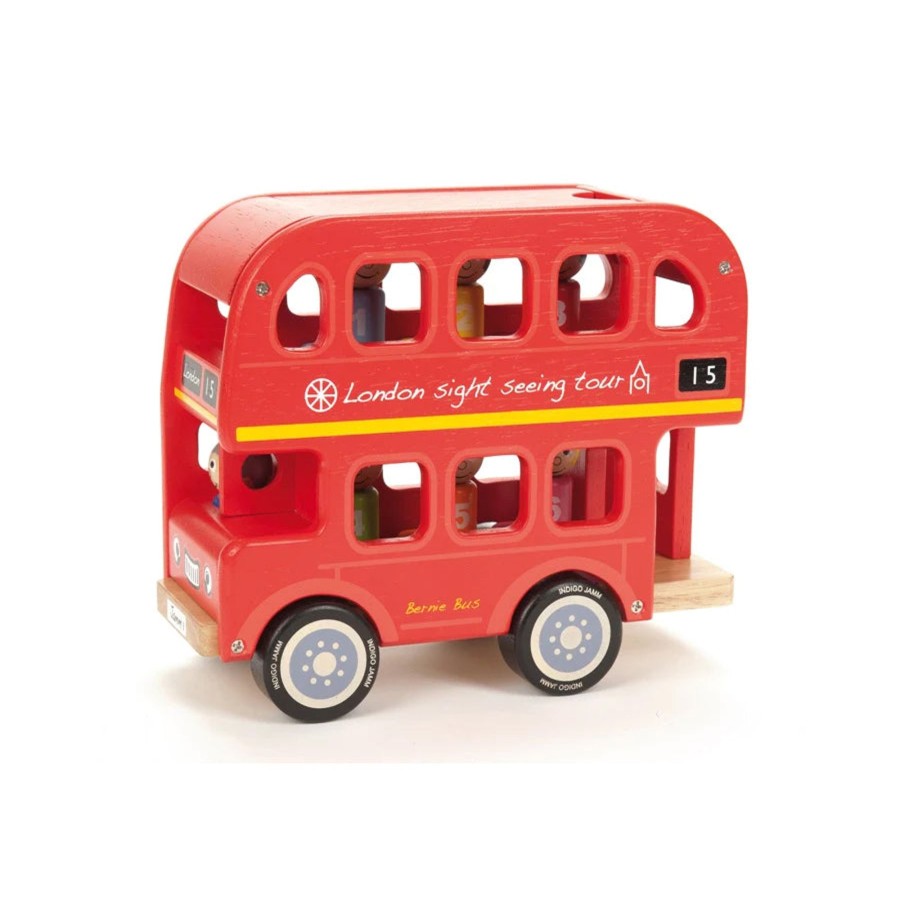 Baby [0-23M] Indigo Jamm Wooden Toys | Indigo Jamm - Bernie'S Number Bus