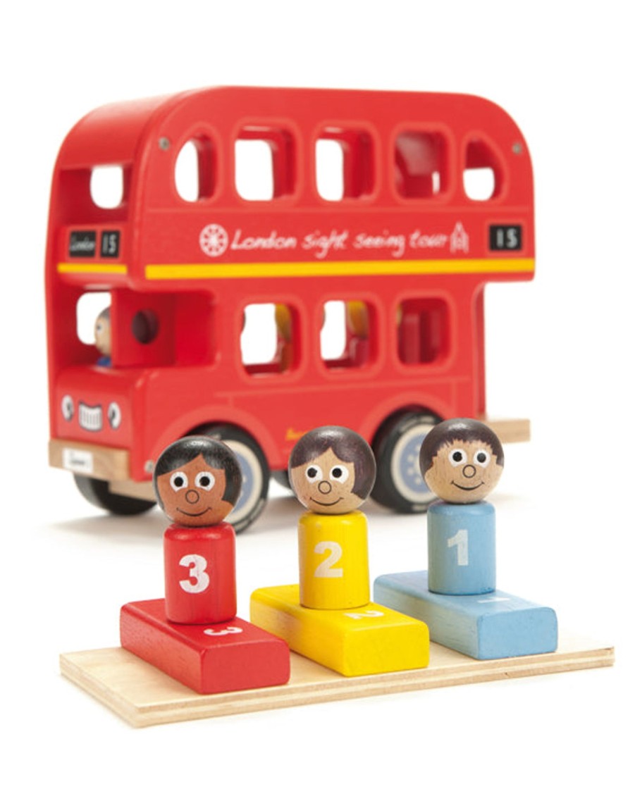 Baby [0-23M] Indigo Jamm Wooden Toys | Indigo Jamm - Bernie'S Number Bus