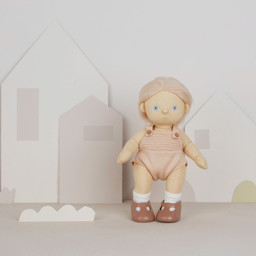 Play + Learn Olli Ella Dolls + Accessories | Olli Ella Dinkum Doll - Petal