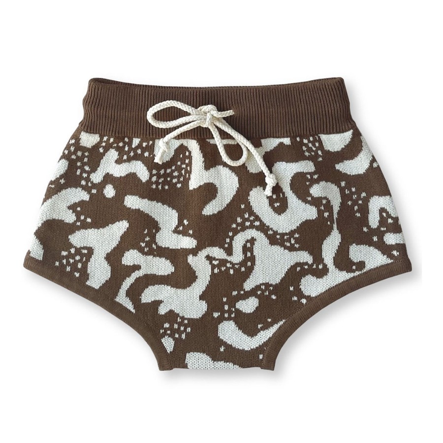 Child [2-14] Grown Bottoms | Grown Splash Shorts - Chocolate