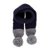 Child [2-14] Acorn Scarves + Mittens | Traveller Chunky Scarf - Navy