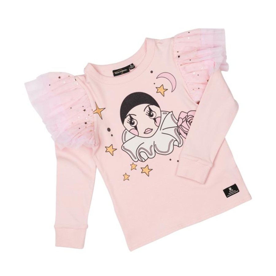 Child [2-14] Rock Your Baby Tops | Rock Your Baby Pierrot Moon T-Shirt