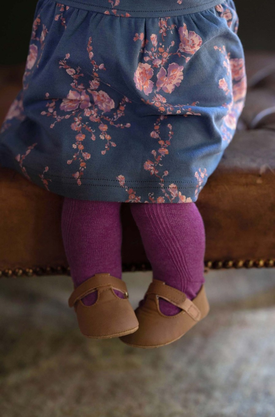 Baby [0-23M] Toshi Socks + Tights | Toshi Organic Dreamtime Footed Tights - Violet