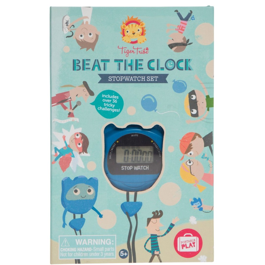 Play + Learn Tiger Tribe Activity Sets | Beat The Clock - Stopwatch Set