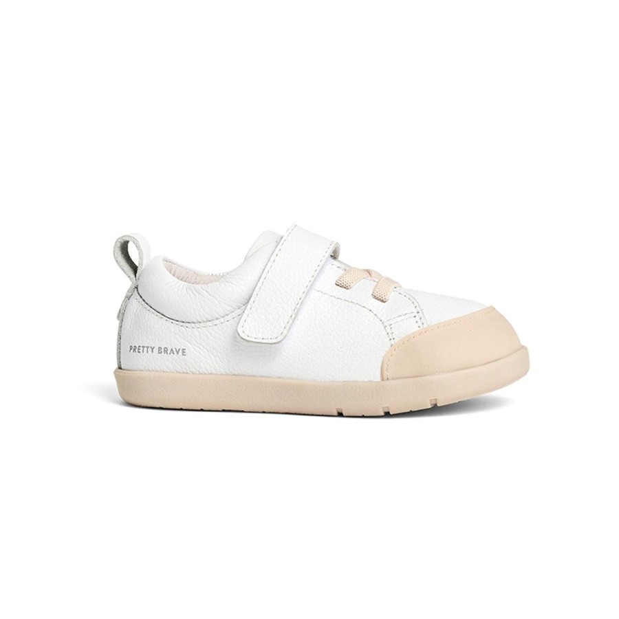 Baby [0-23M] Pretty Brave Footwear | Pretty Brave Boston - White