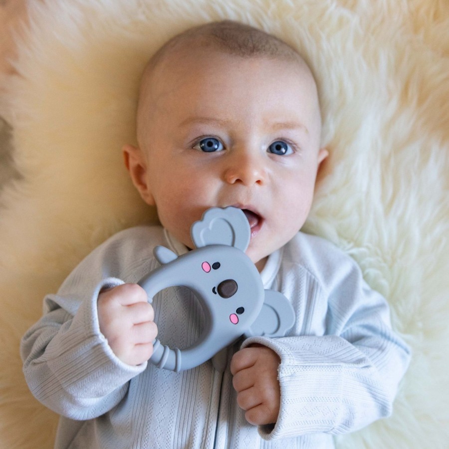 Baby [0-23M] Tiger Tribe Teethers + Rattles | Silicone Teether - Koala