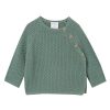 Baby [0-23M] Milky Outerwear | Milky Baby Knit Cardigan - Sage